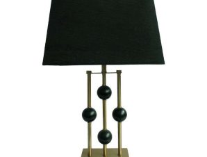 Φωτιστικό Επιτραπέζιο 035-221-077 55cm Black-Gold