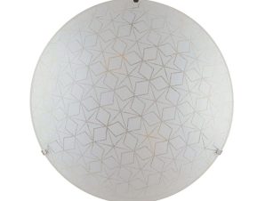 Φωτιστικό Οροφής – Πλαφονιέρα Esagram I-ESAGRAM-PL40 3xE27 Φ40cm White Luce Ambiente Design