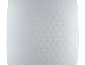 Φωτιστικό Οροφής – Πλαφονιέρα Maori I-MAORI-PL40 3xE27 40x40cm White Luce Ambiente Design