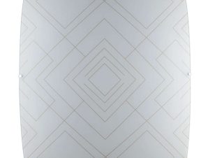 Φωτιστικό Οροφής – Πλαφονιέρα Vector I-VECTOR-PL40 3xE27 40x40cm White Luce Ambiente Design