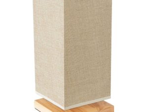 Φωτιστικό Επιτραπέζιο Aruba 02041 15x15x30cm 1xE27 Beige GloboStar