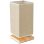 Φωτιστικό Επιτραπέζιο Aruba 02041 15x15x30cm 1xE27 Beige GloboStar