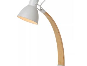 Φωτιστικό Γραφείου Curf 03613/01/31 20x40x54cm 1xE27 60W White-Natural Lucide