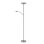 Φωτιστικό Δαπέδου Zenith 19791/24/12 25,4x180cm 20W 2xLED 3000K Dimmable Chrome Lucide