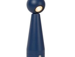 Φωτιστικό Επιτραπέζιο Ipsos 33500/03/35 6×22 3W LED 3000K Dimmable Dark Blue Lucide