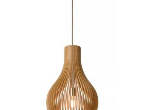 Φωτιστικό Οροφής Bido 01400/38/72 38x185cm 1xE27 60W Natural Lucide