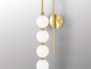 Φωτιστικό Τοίχου 01429.18 12W LED 3000K 1200Lm 51cm Gold Luma