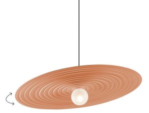 Φωτιστικό Οροφής Κρεμαστό 01477.04.5 G9 D50cm Copper Luma