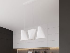 Φωτιστικό Οροφής Τρίφωτο Sollux Blum White SL.0771